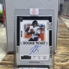 Panini Contenders 2021 Justin Fields Rookie Ticket RPS Auto #108 SGC