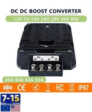 DC DC Converter 12V To 24V 28V 36V 48V 30A 40A 50A Step Up Voltage Booster 1400W