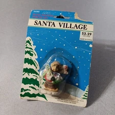 VTG Fabri-Centers of America 1992 Santa Village Miniature Gnome Elf Figurine Y2k