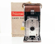 Antique 1948 Polaroid Land Camera Model 95A Untested. Original box paper work
