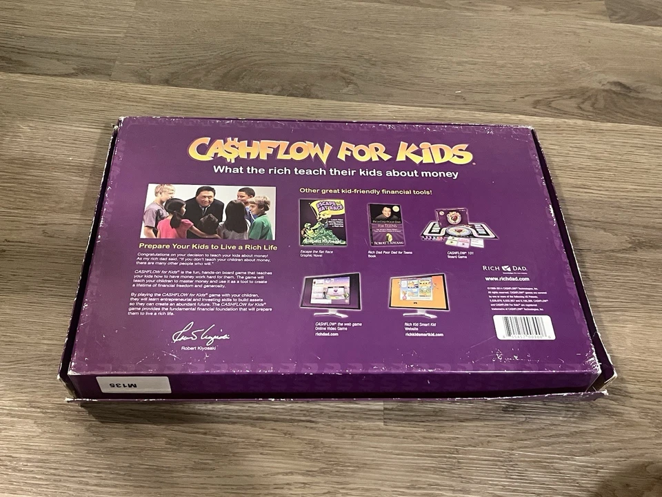 Rich Dad CASHFLOW for Kids, Educational Board Game for Children Ages 6+ Complete - Image 2 of 4