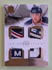 2010-11  The Cup - Foundations. Rick Nash  Quad patch card. SP #6/10 !!