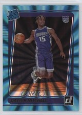 2021-22 Panini Donruss Rated Rookie Holo Teal Laser Davion Mitchell #205 oh4