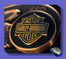 Harley Davidson Motorcycle Computer Mouse Pad Gift  ha08