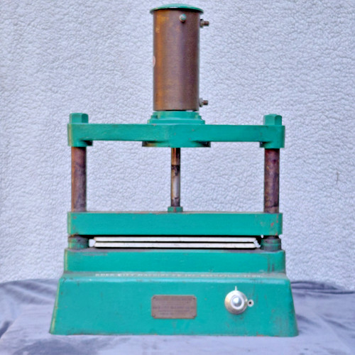 Rock City Machine Book Joint Creasing Machine Pneumatic Heated Bookbinder Press