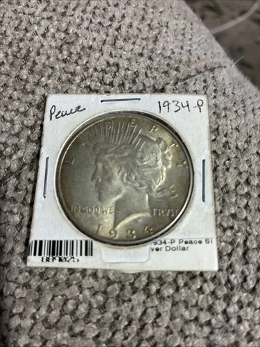 New Listing1934-P Peace Silver Dollar 90% Silver Profile Of Lady Liberty