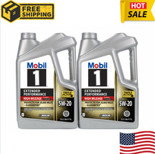 Pack of 2-Mobil 1 Extended Performance High Mileage Motor Oil 5W-20, 5 QT 21.58 per gallon