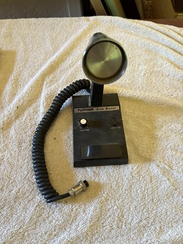 Turner Super Sidekick Power Desk Mikrofon 4 Pin Nieprzetestowany