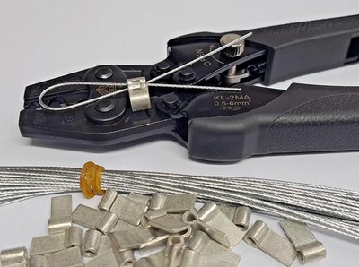 100 Stück ELEKTROMZÄHLER FLAGGE SICHERHEIT MANIPULATIONSSIEGEL & DRÄHTE & VERSIEGELUNG CRIMPZANGE