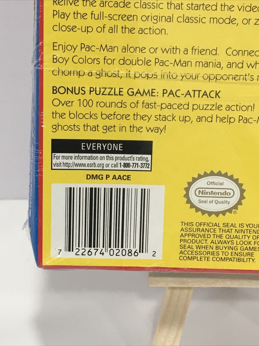 Pac-Man: Special Color Edition (Nintendo Game Boy Color, 1999) for