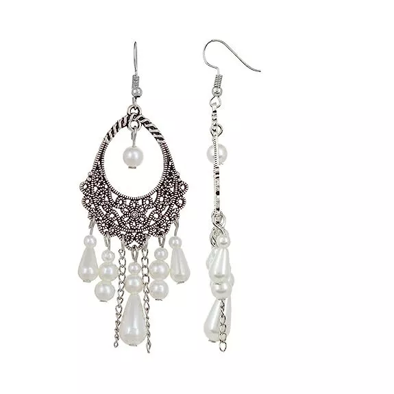 New silver shop earring design