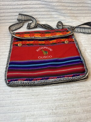 Macu Picchu Cusco Peru schöne handgewebte Gobelin Souvenir Schulter Crossover Tasche