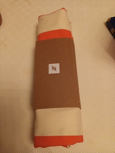 NESPRESSO Jute Tote Bag Sommer Limited Edition Orange Stripe - Official Product - Bild 4 von 5