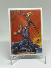 2024 Upper Deck Marvel Masterpieces '92 Platinum Hawkeye Canvas #34 SP
