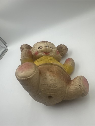 Oso de peluche vintage 1962 Edward Mobley Arrow juguete de goma chirrido no funciona - Imagen 9 de 9