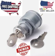 E-Z-GO GAS AND ELECTRIC GOLF CART TWO SPADE KEY SWITCH COMMON KEYS 1981 AND UP