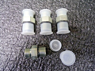 3/8'' Tube OD x 11/16-16 NPT, SS Compression Tube Thread Connector, 4 pk. (RG)