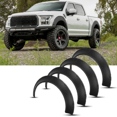 4.5'' Car Fender Flares Flexible Wide Wheel Arches Set For Ford F-150 1999-2008