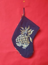 Christmas Stocking Handmade Lined Mini 6" Hawaiian Tropical Gift Card Holder