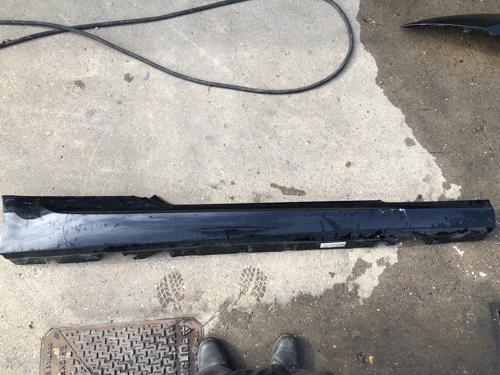 2007 BMW 3 Series M Sport E92 Drivers O/s Side Skirt Black  