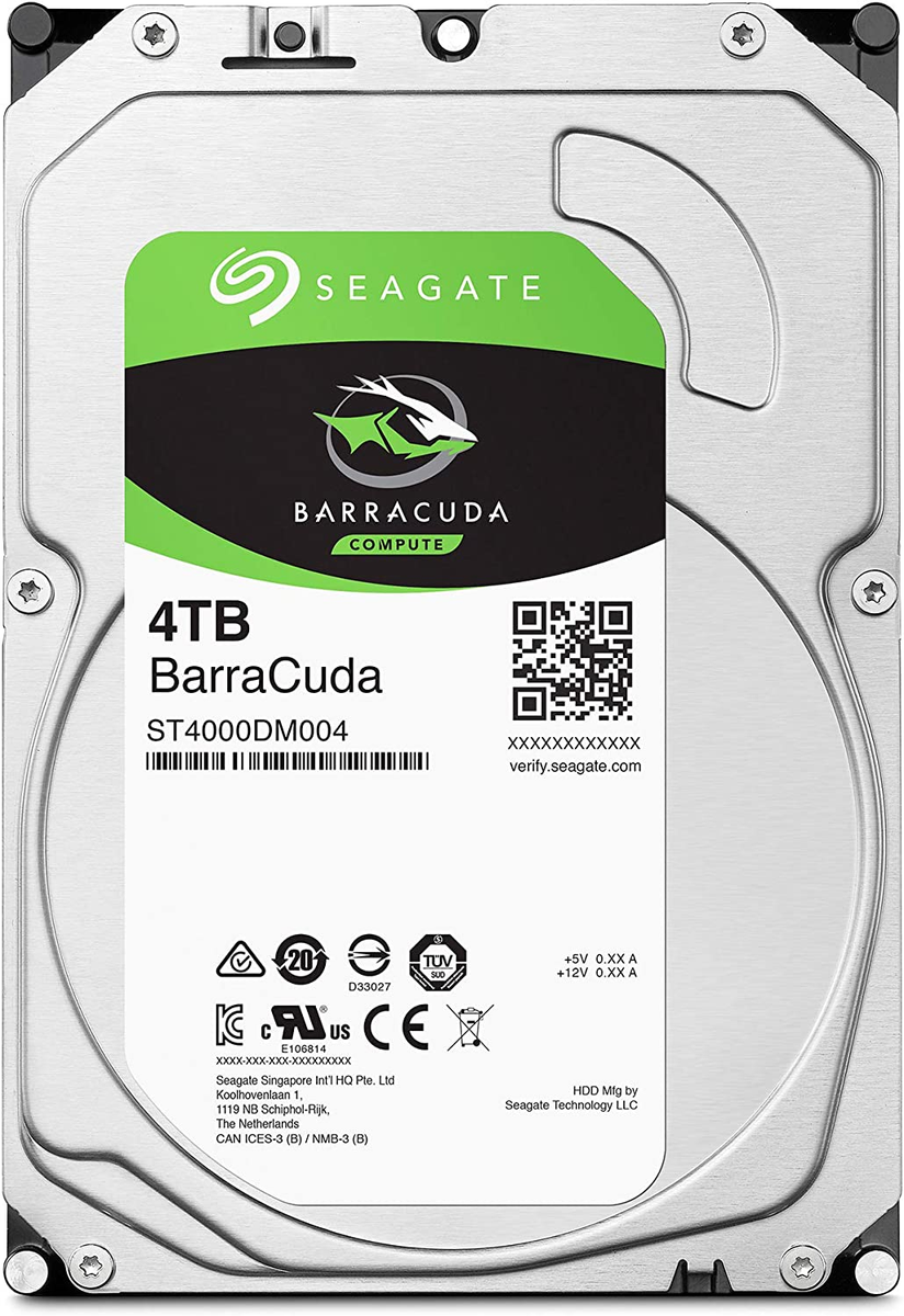 SEAGATE BARRACUDA HDD 3.5インチ [4TB] SATA Barracuda 4TB Internal Hard Drive HDD – 3.5 Inch Sata 6 Gb/S 5400