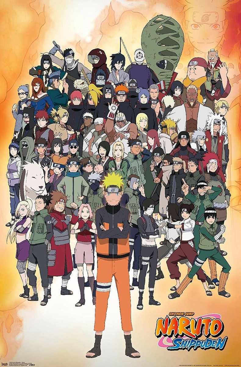 International Naruto Shippuden - Group Wall Poster, 22.375