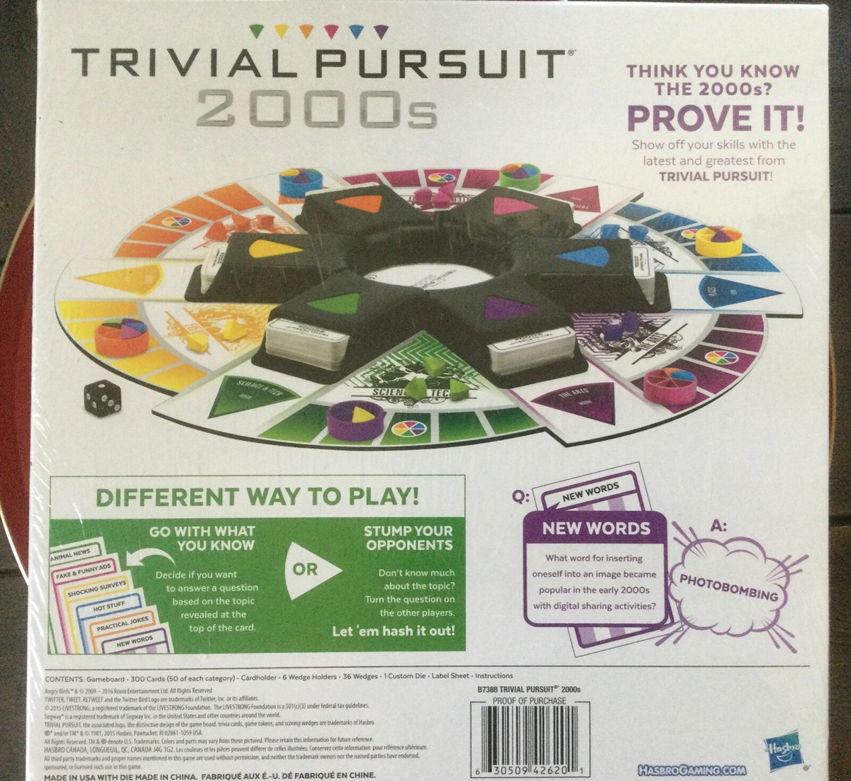 Trivial Pursuit Années 2000 - Jeu Complet Hasbro - Dès 16 Ans - FR