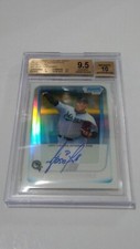 2011 BOWMAN CHROME DRAFT RC REFRACTOR AUTO JOSE FERNANDEZ/500 BGS9.5/10