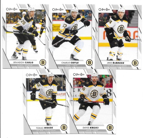 2023-24 opc team set 22 karty Bruins 3 RC Poitras +2 AS SP Marchand Pastrnak - Zdjęcie 3 z 4