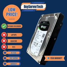 Seagate ST4000NM0115 Enterprise Capacity 3.5'' HDD 4TB 7200 RPM 512e SAS Drive