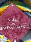 Dritz St Jane Sewing Box Coll. Flip Flops & Fish Oval Shape  8" x 6" x 3.5"  NWT — photo 9