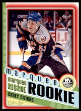 2012-13 O-PEE-CHEE OPC MARQUEE ROOKIE RED CASEY CIZIKAS NEW YORK ISLANDERS #583