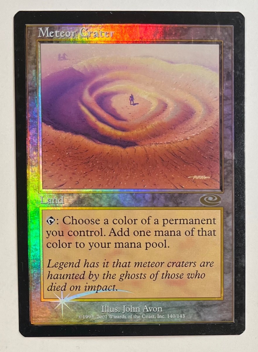 MTG 水没 foil MTG METEOR CRATER (FOIL) Planeshift (OldManMTG 003-631) | eBay