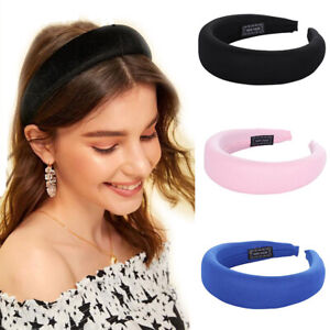 Fashion Women Girl's Padded Headband Hairband Sponge Hair Band Hoop Accessories