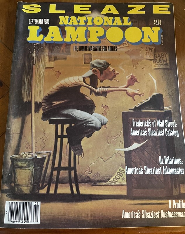 Two Vintage National Lampoon Magazines - Sept 1986 & Feb 1987