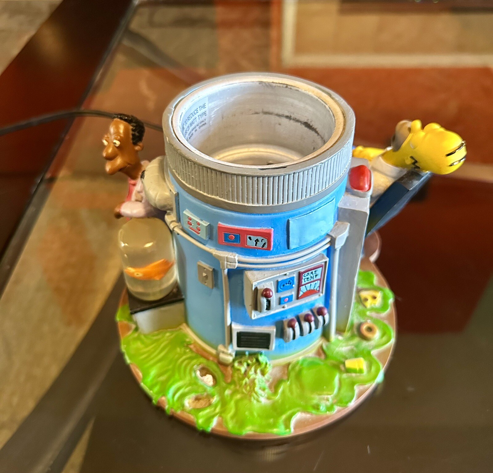 2003 NECA The Simpsons Nuclear Power 18” Lava Lamp Tested Works