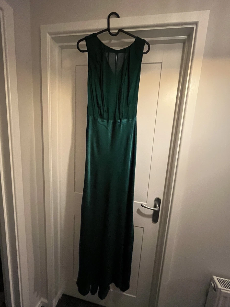 Ghost Hollywood Claudia Dress Emerald Sea Green Gown Small eBay