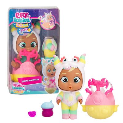 Cry Babies Magic Tears Jumpy Monsters, Stars Nunu, Puppe zum Sammeln mit Monster