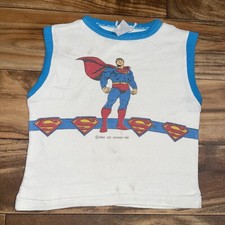 Vintage 1982 DC Comics Superman Shirt TODDLER Youth Kids
