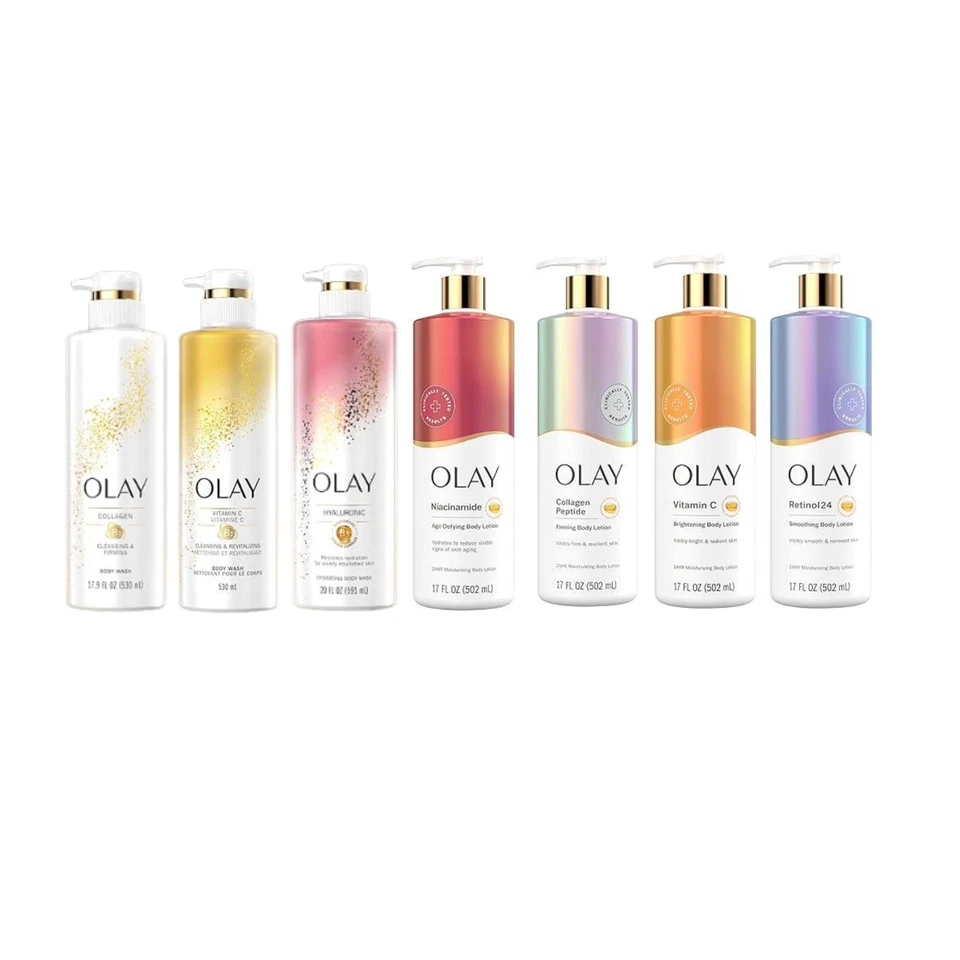 Olay Body Wash Body Lotion Moisturizing And Nourishing Skin For Women-USA IMPORT