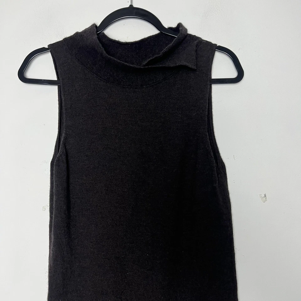 Suéter ARMANI COLLEZIONI Mujer Talla 10 Marrón Tejido Sin Mangas Foto 2 de 4