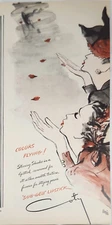 1944 Coty sub deb lipstick Vintage Ad Colors Flying