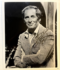 VTG Joey Bishop Signed 8x10 B&W Photo Autographed Comedian Actor Rat Pack
