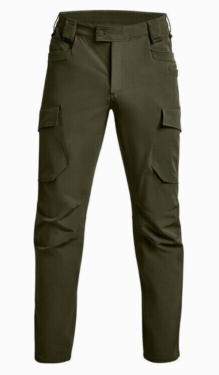 Under Armour Alpha Cargo Lightweight Tactical Duty Military Green Pants Mens