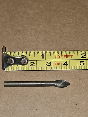 Vintage Bassett Rotary Tool Co 1.5'' Carbide Spiral Cut Burr BH-53 Tree Bit