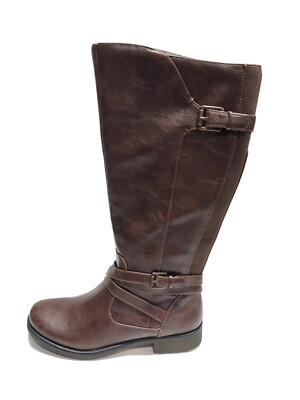 Naturalizer Women s Stanton Brown Leather Knee High Boots Size 7M