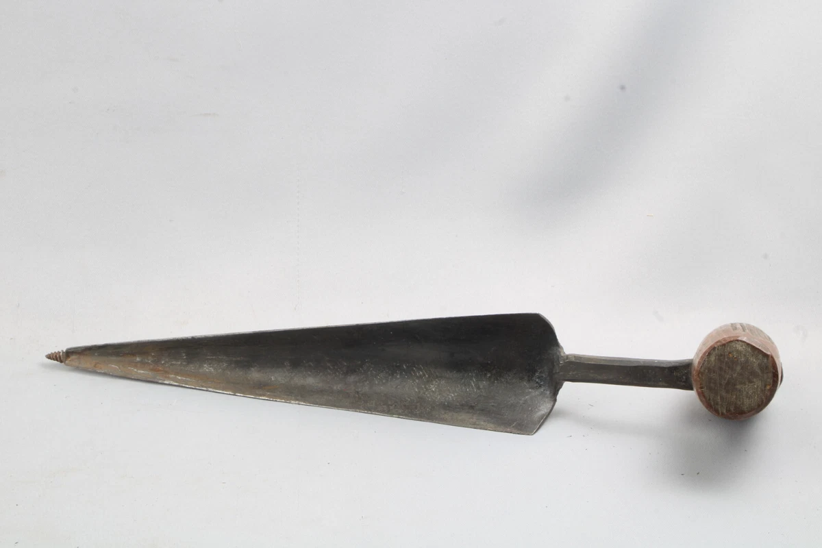 Antique Coopers Wood Barrel Bung Hole Reamer Auger Primitive Tool