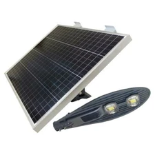 eLEDing 50W Solar Panel and 30W Cobra Head Light Solar Power SMART in Silver