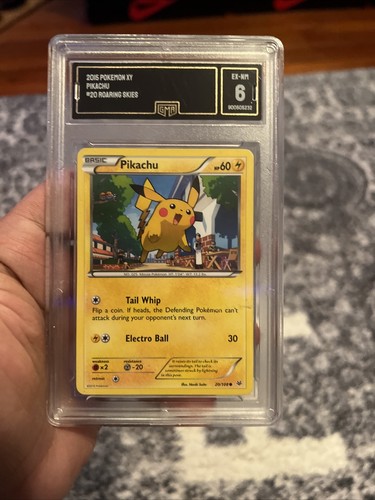 Pikachu graded PSA 6 for sale on eBay