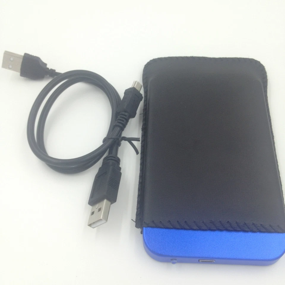 New 160GB 160 GB External Portable 2.5" USB 2.0 Hard Drive HDD POCKET SIZE BLUE - Image 2 of 4